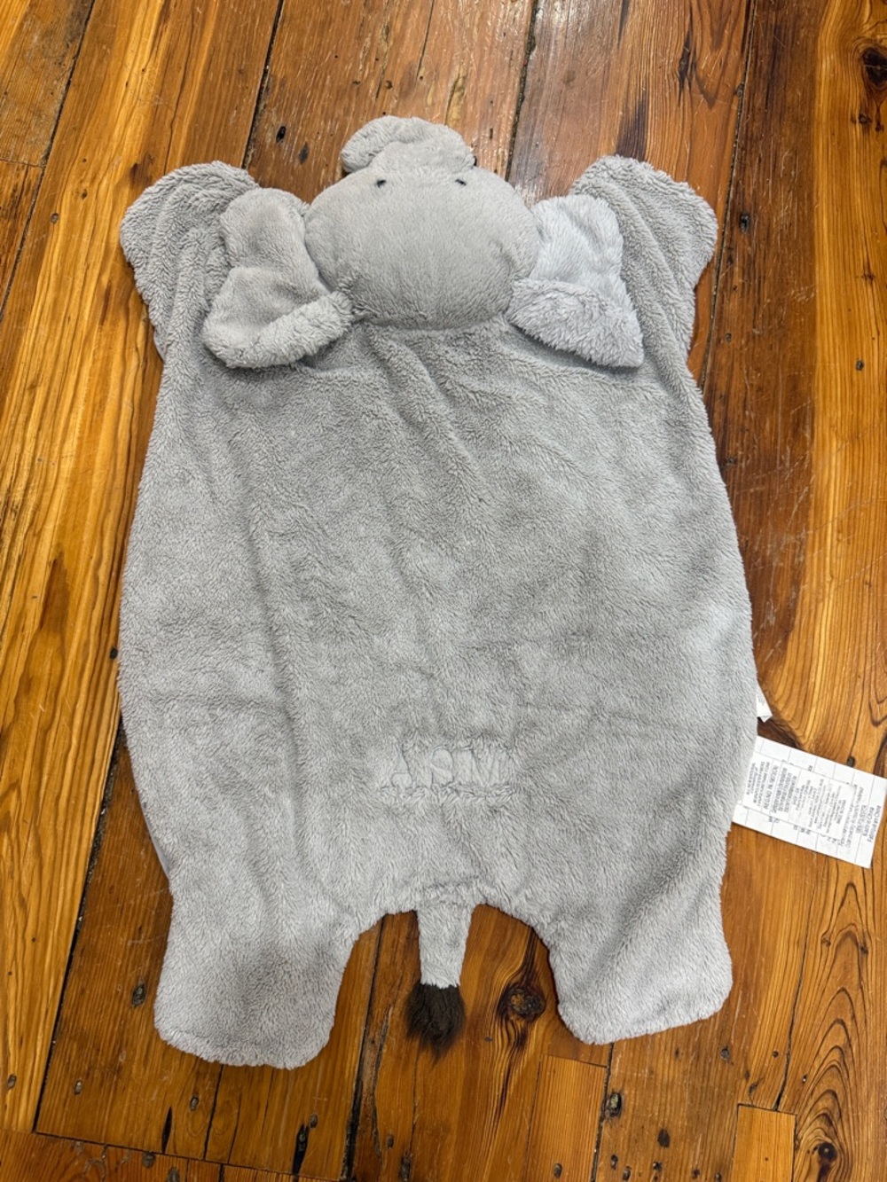 Pottery Barn Kids Plush Grey Elephant Rug Playmat